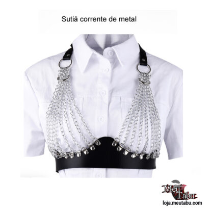 Sutiã corrente de metal meutabu.com