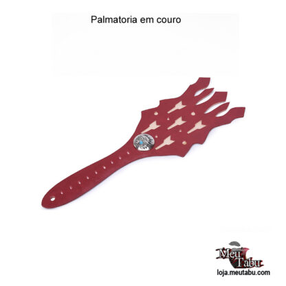 Palmatoria em couro meutabu.com