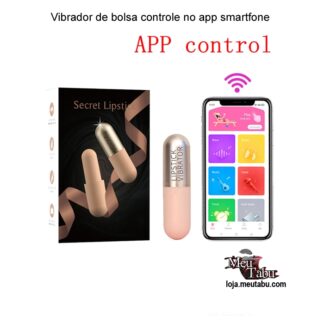 Vibrador de bolsa controle no app smartfone meutabu.com