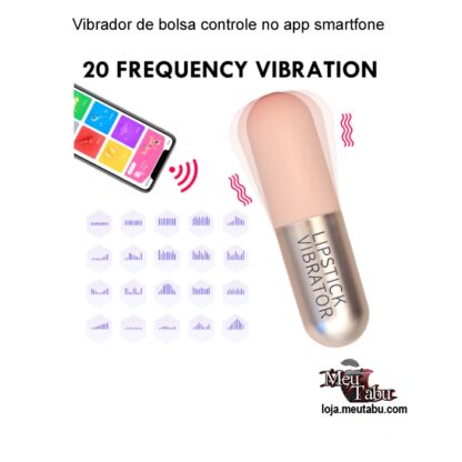 Vibrador de bolsa controle no app smartfone meutabu.com