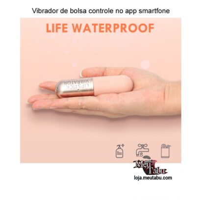 Vibrador de bolsa controle no app smartfone meutabu.com