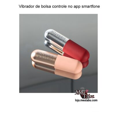 Vibrador de bolsa controle no app smartfone meutabu.com