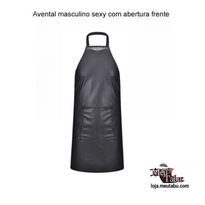 Avental masculino sexy com abertura frente meutabu.com