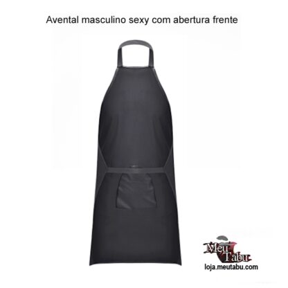 Avental masculino sexy com abertura frente meutabu.com