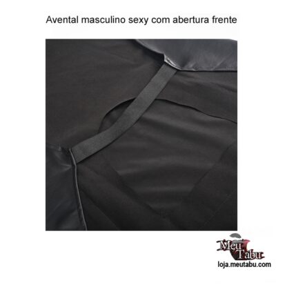 Avental masculino sexy com abertura frente meutabu.com