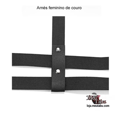 Arnés feminino de couro meutabu.com