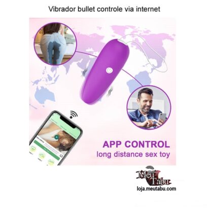 Vibrador bullet controle via internet meutabu.com