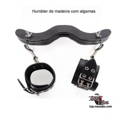 Humbler de madeira com algemas meutabu.com