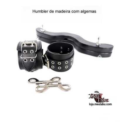 Humbler de madeira com algemas meutabu.com