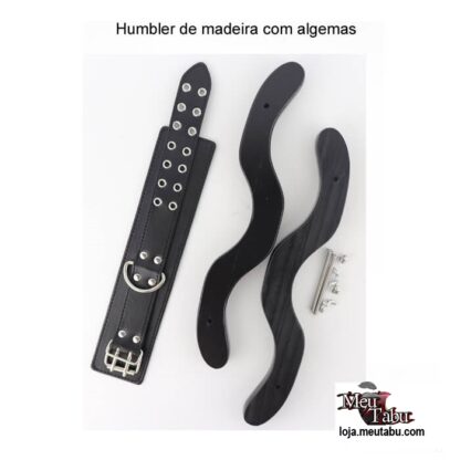 Humbler de madeira com algemas meutabu.com