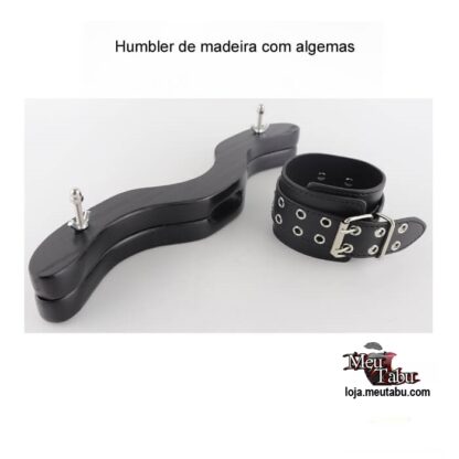 Humbler de madeira com algemas meutabu.com