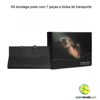 Kit bondage com 7 peças e bolsa de transporte - Imagem 5