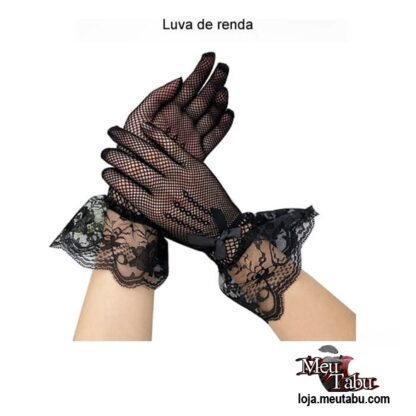 Luvas de renda curta meutabu.com