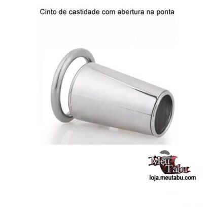 Cinto de castidade com abertura na ponta meutabu.com