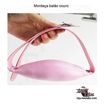 Mordaça balão couro meutabu.com