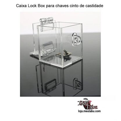 Caixa Lock Box para chaves cinto de castidade meutabu.com