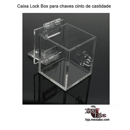 Caixa Lock Box para chaves cinto de castidade meutabu.com