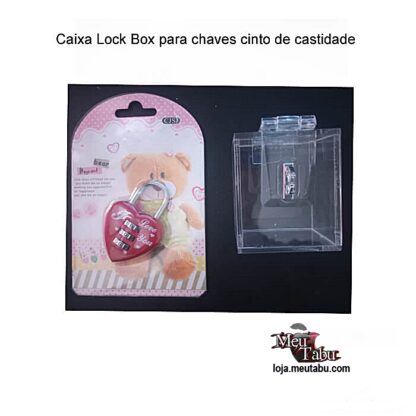 Caixa Lock Box para chaves cinto de castidade meutabu.com