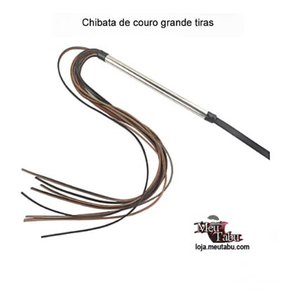 Chibata de couro grande tiras meutabu.com