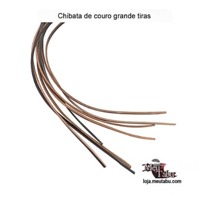 Chibata de couro grande tiras meutabu.com