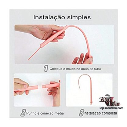 Flogger de silicone desmontável meutabu