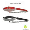 Choker strass com guia