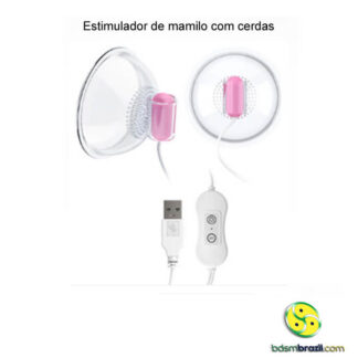 Estimulador de mamilo com cerdas