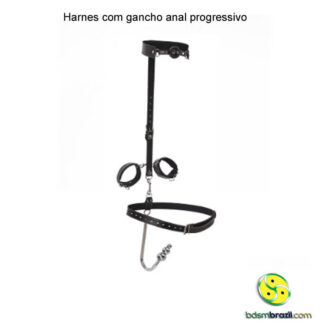 Harnes com gancho anal progressivo