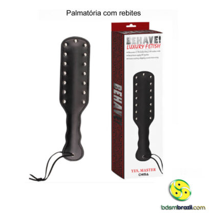 Palmatória com rebites