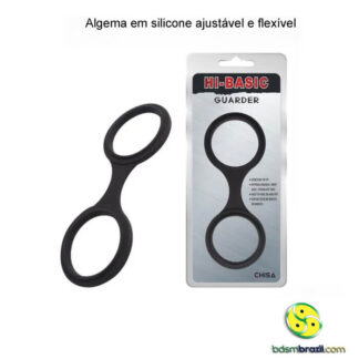 Algema em silicone ajustável e flexível