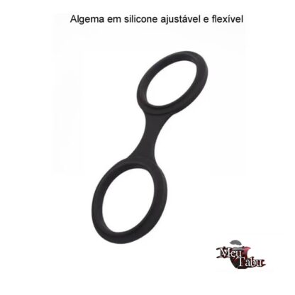 Algema em silicone ajustável e flexível meutabu