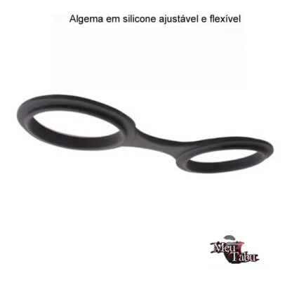 Algema em silicone ajustável e flexível meutabu