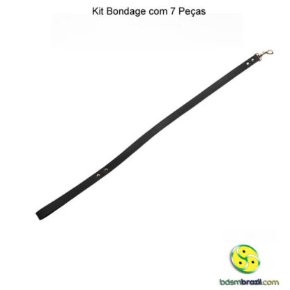 Kit Bondage com 7 Peças - Preto - Imagem 3