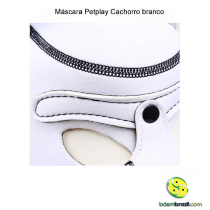 Máscara Petplay Cachorro branco - Imagem 2