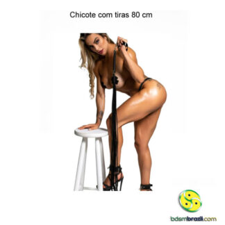 Chicote com tiras 80 cm