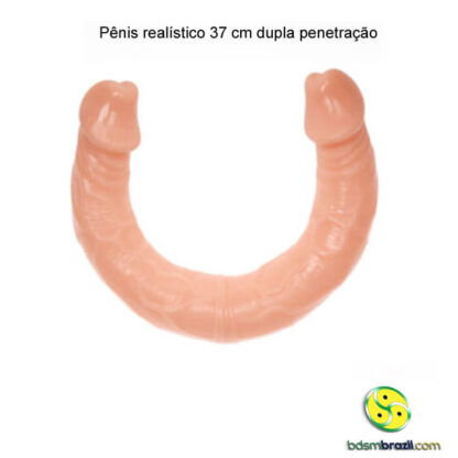 Pênis realístico 37 cm dupla penetração - Imagem 4