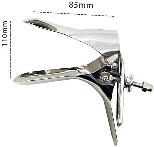 Espéculo de expansão vaginal em aço meutabu