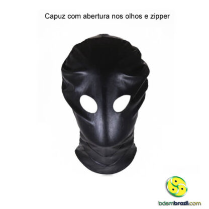 Capuz com abertura nos olhos e zipper - Imagem 3