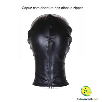 Capuz com abertura nos olhos e zipper - Imagem 4