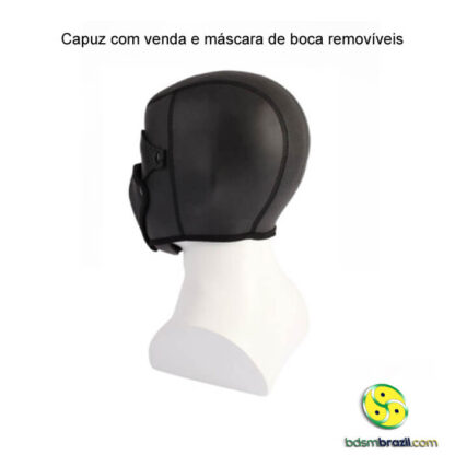 Capuz com venda e máscara de boca removíveis - Imagem 3