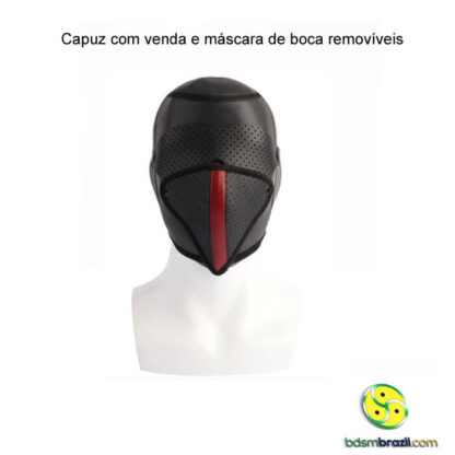 Capuz com venda e máscara de boca removíveis - Imagem 4