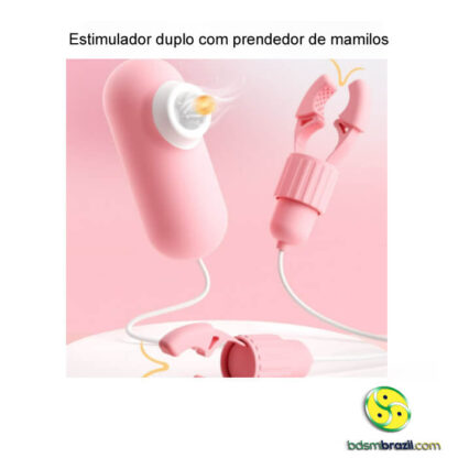 Estimulador duplo com prendedor de mamilos - Imagem 5