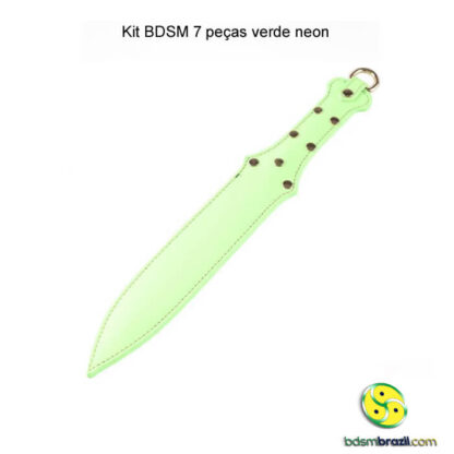 Kit BDSM 7 peças verde neon - Imagem 6