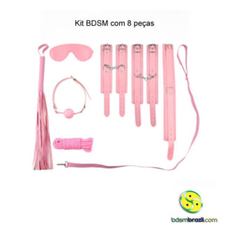Kit BDSM com 8 peças