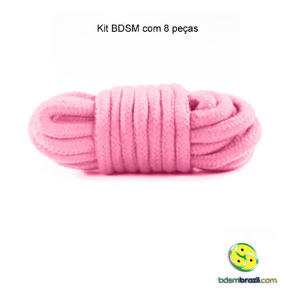 Kit BDSM com 8 peças - Rosa - Imagem 6