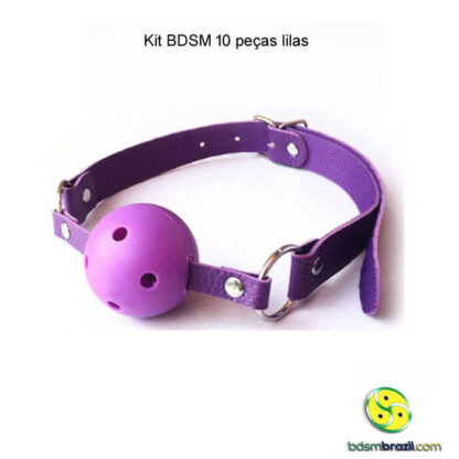 Kit BDSM 10 peças lilas - Imagem 7