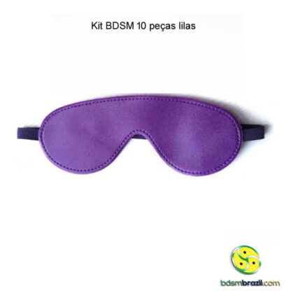 Kit BDSM 10 peças lilas - Imagem 8