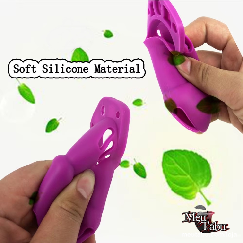 Cinto de castidade em silicone macio meutabu