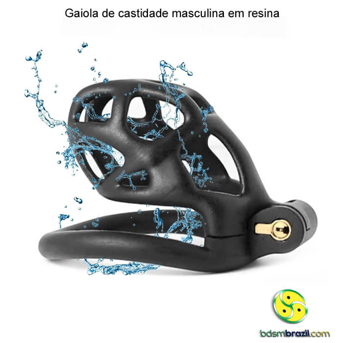 Gaiola de castidade masculina em resina - Imagem 3