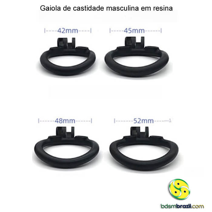 Gaiola de castidade masculina em resina - Imagem 5